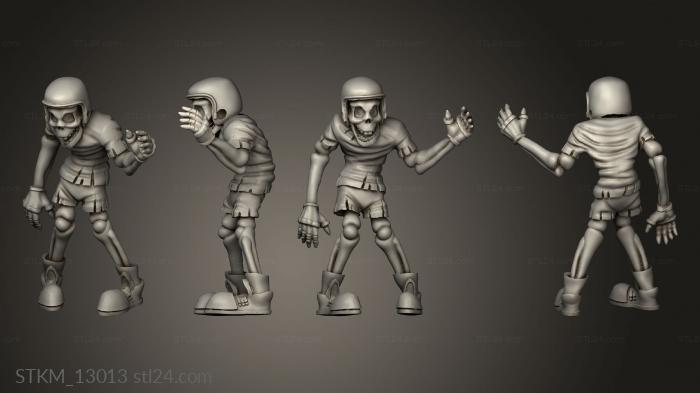 Figurines heroes, monsters and demons (Hellraisers Blood Bowl franco, STKM_13013) 3D models for cnc
