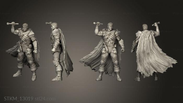 Figurines heroes, monsters and demons (Demonic Feast Dark Swordsman Idle, STKM_13019) 3D models for cnc