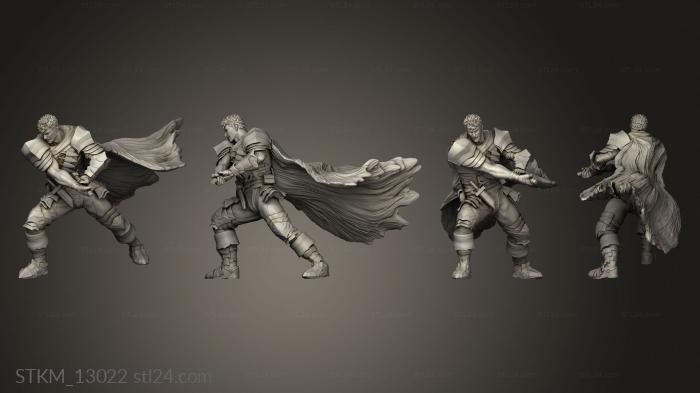 Figurines heroes, monsters and demons (Demonic Feast Primal Beast Mini Dark Swordsmanship, STKM_13022) 3D models for cnc