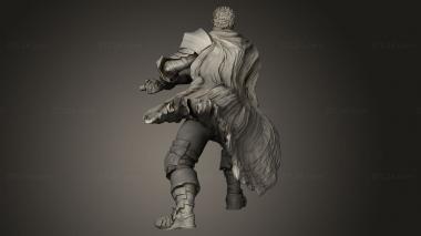 Figurines heroes, monsters and demons (Demonic Feast Primal Beast Mini Dark Swordsmanship, STKM_13022) 3D models for cnc