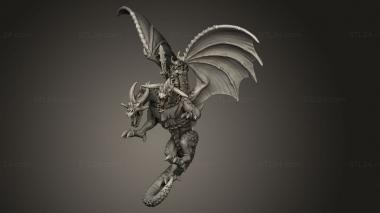 Figurines heroes, monsters and demons (Despoilers Dragon lord on, STKM_13033) 3D models for cnc