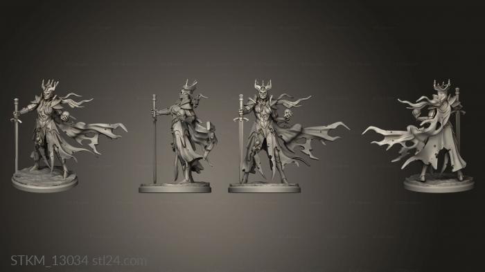 Figurines heroes, monsters and demons (Dance the Vampires Vampire Knight on Foot, STKM_13034) 3D models for cnc