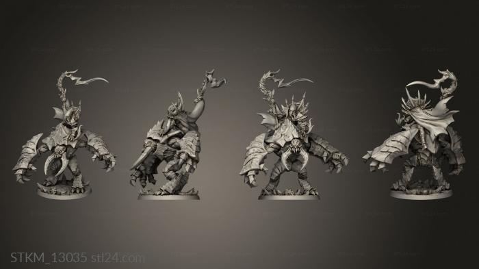 Figurines heroes, monsters and demons (Depth Ones Reavers AG thos on Hive Colossus, STKM_13035) 3D models for cnc