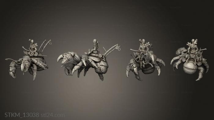 Figurines heroes, monsters and demons (Dragon Trapper Lodge Floating crab all, STKM_13038) 3D models for cnc