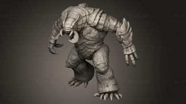 Figurines heroes, monsters and demons (Depths The Mountain Cave Brutus Brute, STKM_13040) 3D models for cnc