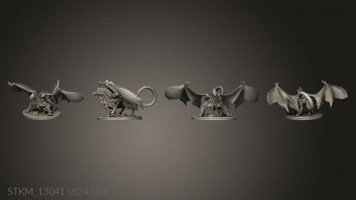 Статуэтки герои, монстры и демоны (Погружение в Безумие Келебрекса-Пожирателя, STKM_13041) 3D модель для ЧПУ станка