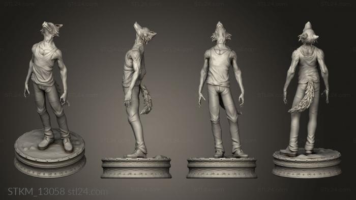 Figurines heroes, monsters and demons (Legacy ted and, STKM_13058) 3D models for cnc