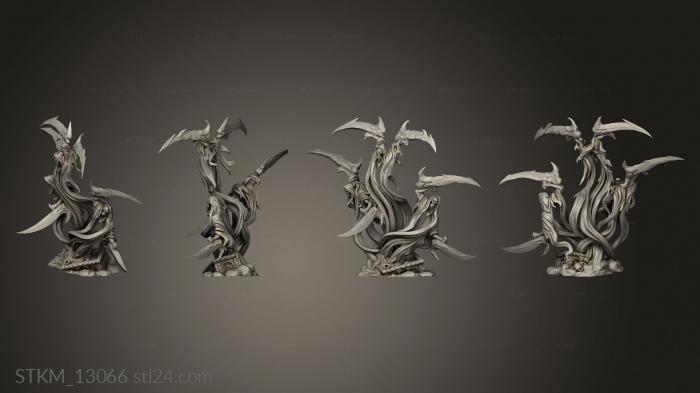 Figurines heroes, monsters and demons (Kosher Vs Damned Spirits, STKM_13066) 3D models for cnc