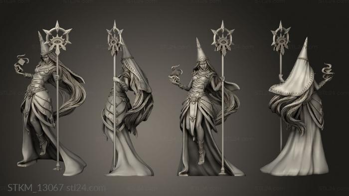 Figurines heroes, monsters and demons (Diana Echo diorama Themera, STKM_13067) 3D models for cnc
