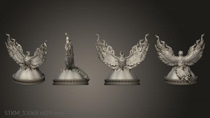 Figurines heroes, monsters and demons (Fates End Phoenix Tower DT Top, STKM_13068) 3D models for cnc