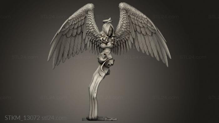 Figurines heroes, monsters and demons (Dinama MAN Wing, STKM_13072) 3D models for cnc