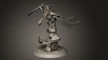 Figurines heroes, monsters and demons (Diorama Nazgul Axes, STKM_13076) 3D models for cnc