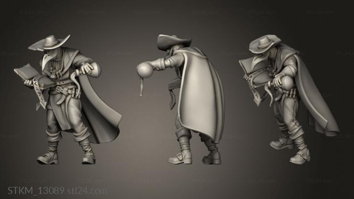Figurines heroes, monsters and demons (Doctor potion Dr Corvus, STKM_13089) 3D models for cnc