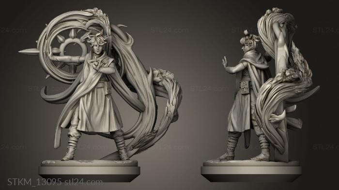 Статуэтки герои, монстры и демоны (Дракула Сильвия Бернадес Каэ, STKM_13095) 3D модель для ЧПУ станка