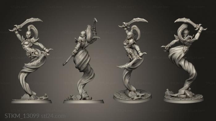 Figurines heroes, monsters and demons (Djinn Alrivah Al Riyadh, STKM_13099) 3D models for cnc