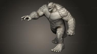 Figurines heroes, monsters and demons (DL Abomination, STKM_13102) 3D models for cnc