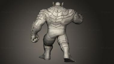 Figurines heroes, monsters and demons (DL Abomination, STKM_13102) 3D models for cnc