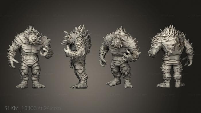 Figurines heroes, monsters and demons (DL Immortal Abomination, STKM_13103) 3D models for cnc
