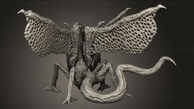 Figurines heroes, monsters and demons (EPIC Eldritch Dragon, STKM_13109) 3D models for cnc