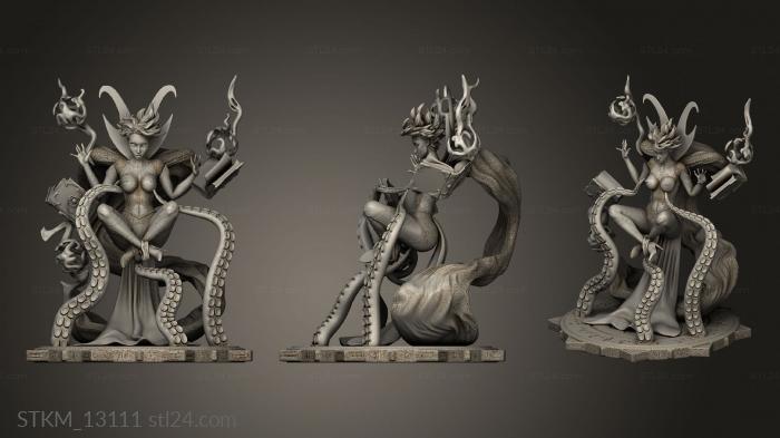 Статуэтки герои, монстры и демоны (Доктор Стрэндж Клеа, STKM_13111) 3D модель для ЧПУ станка