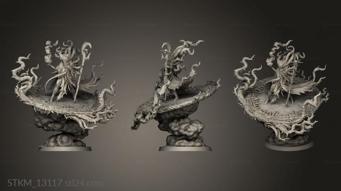 Figurines heroes, monsters and demons (Doom Chaos Acolyte Secrets Secret, STKM_13117) 3D models for cnc