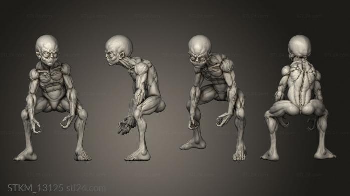 Figurines heroes, monsters and demons (doppelganger kid doppelganger kid One, STKM_13125) 3D models for cnc