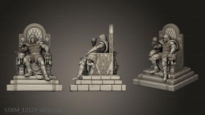 Figurines heroes, monsters and demons (Dr Doom From Marvel, STKM_13129) 3D models for cnc