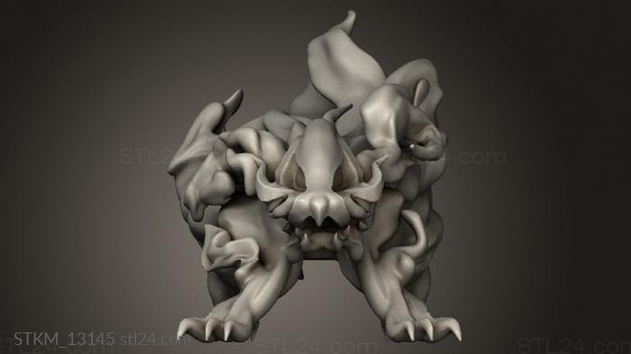 Статуэтки герои, монстры и демоны (Культовый Пикл-Ночной Сталкер из Царства Теней, STKM_13145) 3D модель для ЧПУ станка