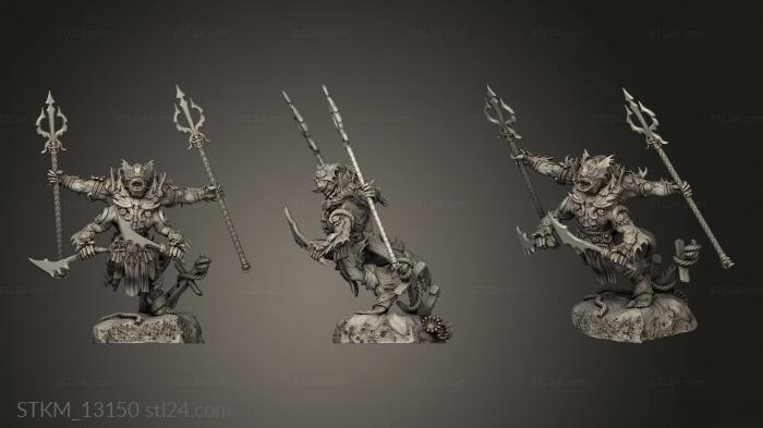 Figurines heroes, monsters and demons (Shakarkha Tidebringers, STKM_13150) 3D models for cnc