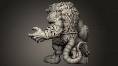 Figurines heroes, monsters and demons (Skavens Rat Ogres, STKM_13151) 3D models for cnc