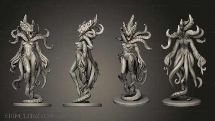 Figurines heroes, monsters and demons (Draco Eldritch Century monsters living nightmares mon thing that sings ec, STKM_13162) 3D models for cnc