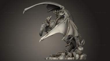 Figurines heroes, monsters and demons (Dragon Tamer, STKM_13164) 3D models for cnc