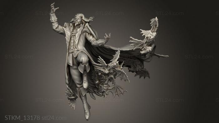 Figurines heroes, monsters and demons (Dracula Diorama, STKM_13178) 3D models for cnc
