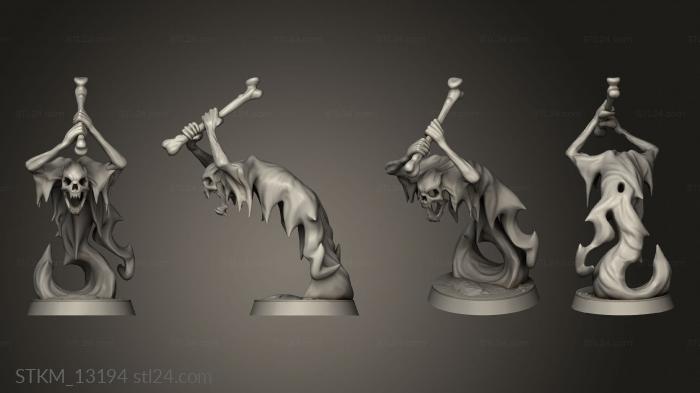 Figurines heroes, monsters and demons (Ceilings, STKM_13194) 3D models for cnc