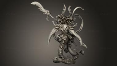 Figurines heroes, monsters and demons (Dragon Empire Lord, STKM_13195) 3D models for cnc