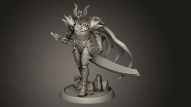 Figurines heroes, monsters and demons (Dragon Knight Logos, STKM_13199) 3D models for cnc