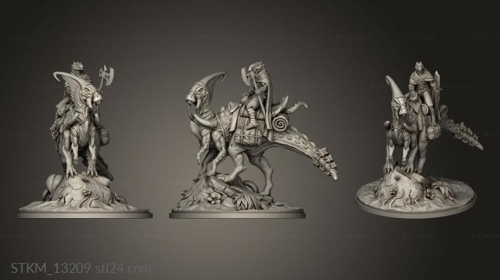 Figurines heroes, monsters and demons (Dragon Trapper Lodge Ju Pod bot, STKM_13209) 3D models for cnc