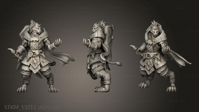 Figurines heroes, monsters and demons (Dragon Vault Raid Gold Thunder Lvl, STKM_13212) 3D models for cnc