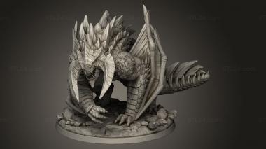 Figurines heroes, monsters and demons (Dragon War Siege Wyvern trapper lodge, STKM_13216) 3D models for cnc