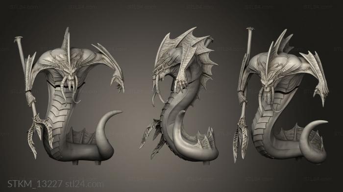 Figurines heroes, monsters and demons (Going Down The Drain Male Marrow Tail, STKM_13227) 3D models for cnc