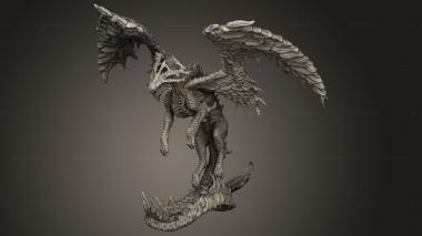 Figurines heroes, monsters and demons (Dragons The Red Moon Dehrilya, STKM_13231) 3D models for cnc