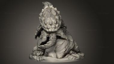 Figurines heroes, monsters and demons (Dragon Turtle Dragon Turtle ONLY, STKM_13234) 3D models for cnc