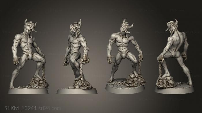 Figurines heroes, monsters and demons (Abyss Demons Vanos Hidden Form, STKM_13241) 3D models for cnc