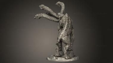 Figurines heroes, monsters and demons (Dread Wolf Eldritch, STKM_13249) 3D models for cnc