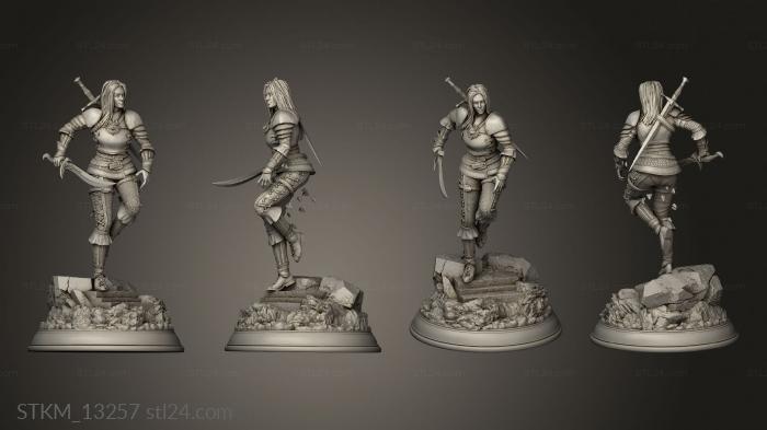 Figurines heroes, monsters and demons (Dungeon Master Stash Hex Hunters Bstone Lina, STKM_13257) 3D models for cnc
