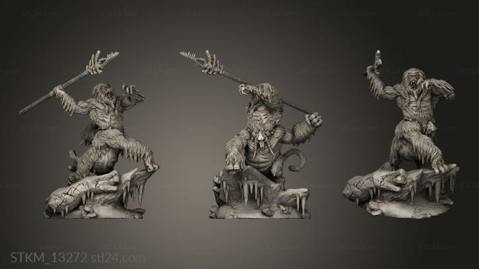 Figurines heroes, monsters and demons (Frostburn Horrors Path Apalumi, STKM_13272) 3D models for cnc