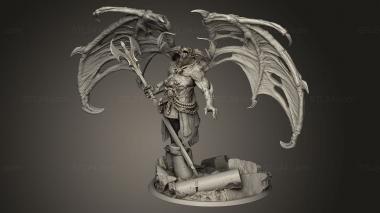 Figurines heroes, monsters and demons (Orcus Flying Prince the dead, STKM_13288) 3D models for cnc