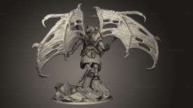 Figurines heroes, monsters and demons (Orcus Flying Prince the dead, STKM_13288) 3D models for cnc