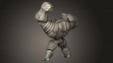 Figurines heroes, monsters and demons (Egyptian Golem, STKM_13303) 3D models for cnc