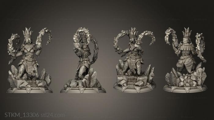 Figurines heroes, monsters and demons (Elemental Energies Ruby, STKM_13306) 3D models for cnc